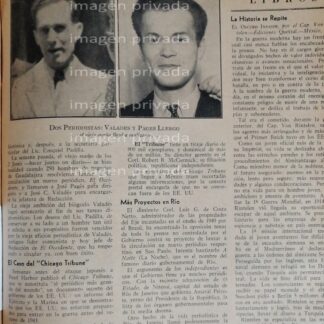 AFICHE RETRO JOSE PAGES LLERGO DIRECTOR DEL OCCIDENTAL 1942