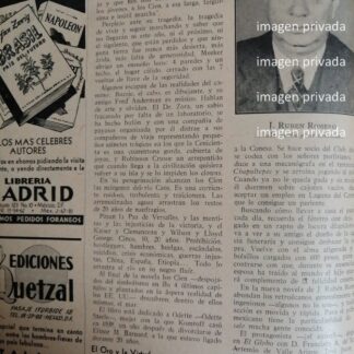 AFICHE RETRO JOSE RUBEN ROMERO PRESENTA LIBRO 1942