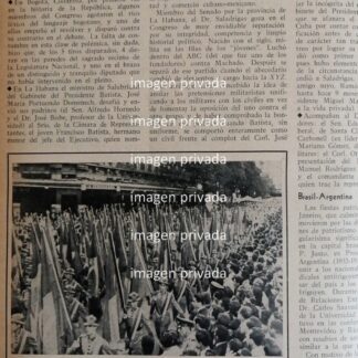 AFICHE RETRO BRASIL APRUEBA DECLARACION DE GUERRA 1942