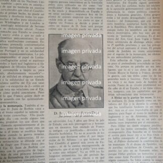 AFICHE RETRO JUAN VIGON SUERO DIAZ 1942