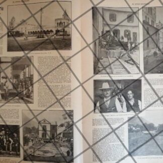 AFICHE ANTIGUO PLANTA DE LA CERVECERIA MOCTEZUMA 1907