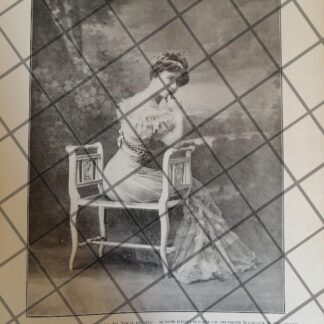 CARTEL PUBLICITARIO ANTIGUO 1907 VESTIDOS. CASA BECHOFF-DAVID