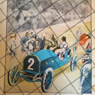 PORTADA ANTIGUA 1907 CARRERAS DE AUTOS EN JALISCO