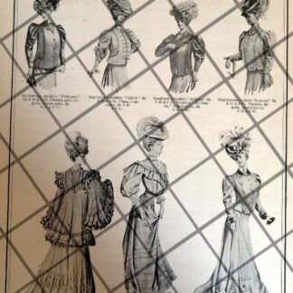 CARTEL PUBLICITARIO ANTIGUO EL PALACIO DE HIERRO 1907 -75