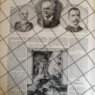 AFICHE ANTIGUO DELEG MEXICANA CONFERENCIA DE PAZ 1907