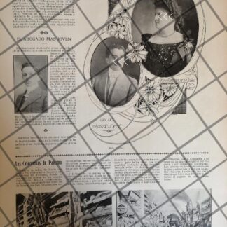 AFICHE ANTIGUO ORCI DE LA TORRE 1907 Y OTROS