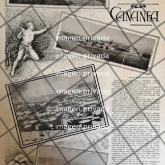 AFICHE ANTIGUO LA CIUDAD DE CANANEA, SONORA 1907