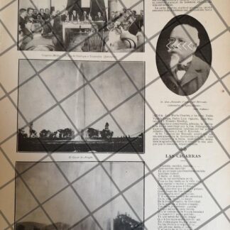 AFICHE ANTIGUO ALEJANDRO VAZQUEZ DEL MERCADO 1907 Y MAS