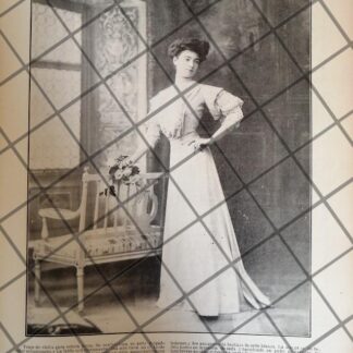 CARTEL PUBLICITARIO ANTIGUO VESTIDOS. MODAS DUKES & JOIRRE