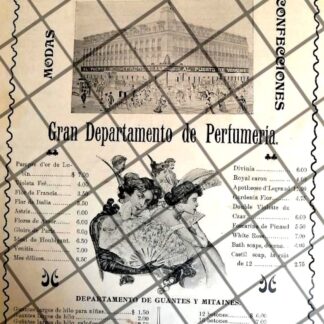 PUBLICIDAD ANTIGUA TIENDA EL PUERTO DE VERACRUZ 1907 /16