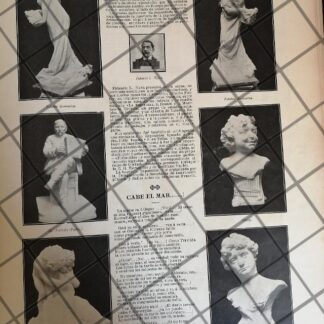 AFICHE ANTIGUO TRIUNFA FIDENCIO LUCANO NAVA EN PARIS 1907