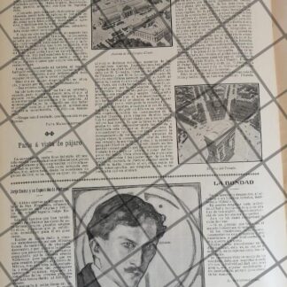 AFICHE ANTIGUO EXPOSICION DE JORGE ENCISO Y MAS 1907