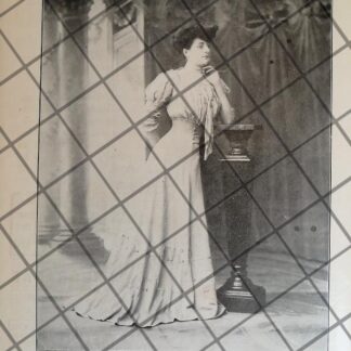 CARTEL PUBLICITARIO ANTIGUO VESTIDOS. MODAS ERNEST RAUDNITZ