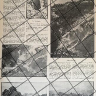 AFICHE ANTIGUO PAUL ELLE Y EL POPOCATEPETL 1907