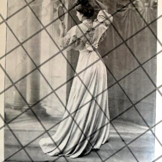 CARTEL PUBLICITARIO ANTIGUO VESTIDOS. CASA BECHOFF-DAVID 4