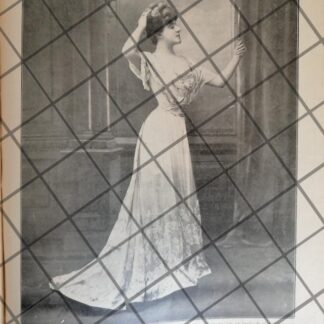 CARTEL PUBLICITARIO ANTIGUO VESTIDOS. CASA RONDEAU TEMPLIER