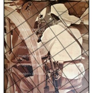 PORTADA ANTIGUA 1907 SOLDADO MEXICANO ARTILLERO 1907