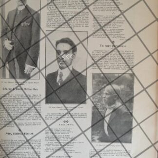 AFICHE ANTIGUO ING. EDUARDO MARTINEZ BACA Y OTROS 1907