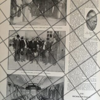 AFICHE ANTIGUO CONGRESO DE INGENIEROS 1907