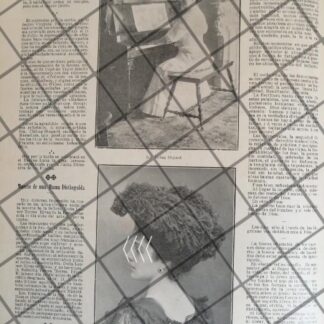 AFICHE ANTIGUO MUERE LEONOR TORRES RIVAS DE LA ROSA 1907