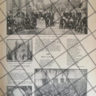 AFICHE ANTIGUO 2DA CONFERENCIA DE PAZ DE LA HAYA 1907