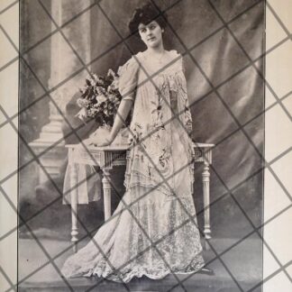 CARTEL PUBLICITARIO ANTIGUO VESTIDOS. CASA BECHOFF-DAVID 5