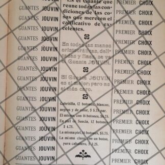 CARTEL ANTIGUO EL PALACIO DE HIERRO 1907 -85