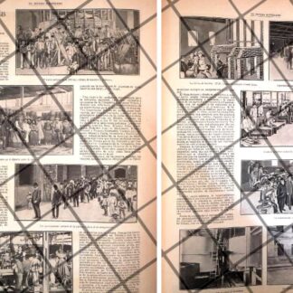 AFICHE ANTIGUO PLANTA DE LA CERVECERIA TOLUCA 1907 /RARO