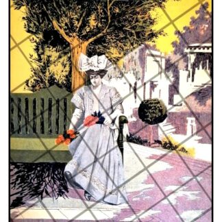 PORTADA ANTIGUA ARTISTICA 1907 LA ALAMEDA CDMX