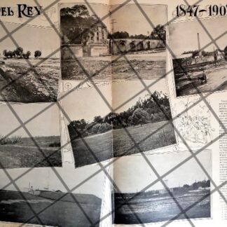 AFICHE ANTIGUO MOLINO DE REY 1907 RECORDANDO INTERVENCION