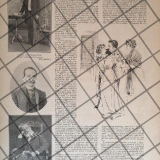 AFICHE ANTIGUO LOS HERMANOS TELLEZ PIZARRO 1907