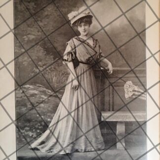 CARTEL PUBLICITARIO ANTIGUO. VESTIDOS. CASA RONDEAU TEMPLIER 2