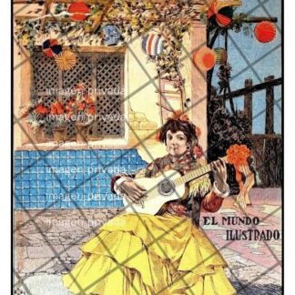 PORTADA ANTIGUA 1907 POR: GODOY GITANA MEXICANA