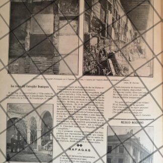 AFICHE ANTIGUO TUMBA DE LA CORREGIDORA, PANTEON EL POCITO 1907