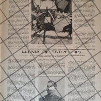 AFICHE ANTIGUO 1907 CUENTO INEDITO DE PEDRO R. ZAVALA