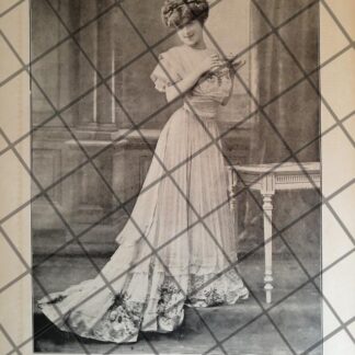 CARTEL PUBLICITARIO ANTIGUO. VESTIDOS. CASA RONDEAU TEMPLIER 4