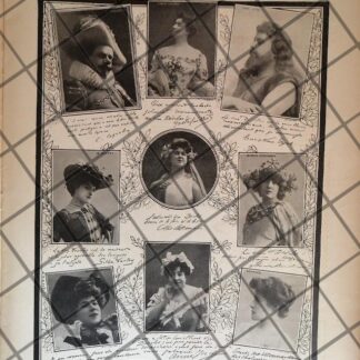 CARTEL PUBLICITARIO VINO DESILES Y CANTANTES DE OPERA 1907 4