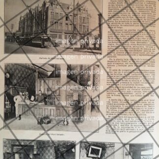 AFICHE ANTIGUO EL HOTEL SALVADOR, TORREON 1907 /RARO