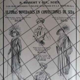 CARTEL ANTIGUO TIENDA EL CENTRO MERCANTIL 1910 -16