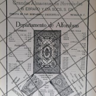 CARTEL ANTIGUO TIENDA EL PUERTO DE LIVERPOOL 1910 -47