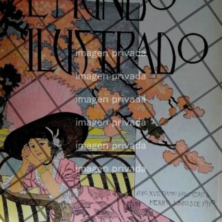 PORTADA ANTIGUA ARTISTICA ART NOUVEAU 1910 -J5