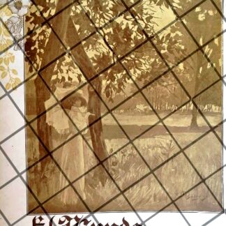 PORTADA ANTIGUA ARTISTICA DE ANTONIO GEDOVIUS 1910 -JL10