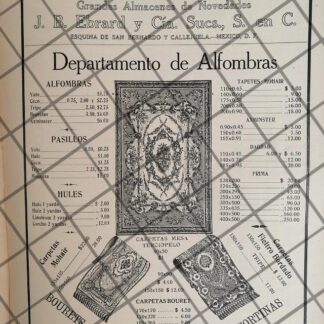 CARTEL ANTIGUO TIENDA EL PUERTO DE LIVERPOOL 1910 -51