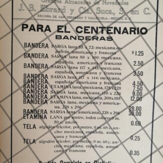 CARTEL ANTIGUO TIENDA EL PUERTO DE LIVERPOOL 1910 -52