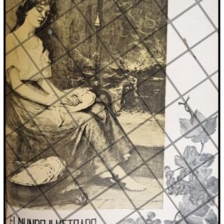 PORTADA ANTIGUA ORIGINAL ARTISTICA 1910 -A14