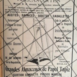 CARTEL ANTIGUO TIENDA CLAUDIO PELLANDINI 1910 -29