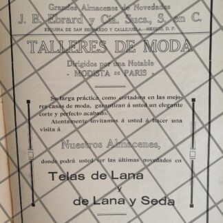 CARTEL ANTIGUO TIENDA EL PUERTO DE LIVERPOOL 1910 -53