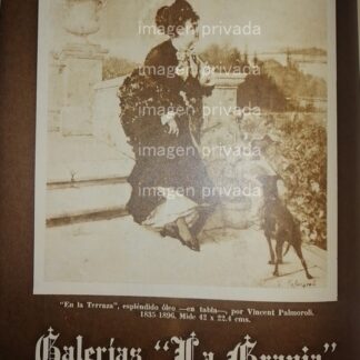 CARTEL ANTIGUO GALERIAS DE ARTE LA GRANJA 1948 -2