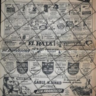 CARTELERA DE CINE VINTAGE 10 MAYO 1967 M