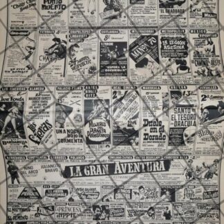 CARTELERA DE CINE VINTAGE 9 AGOSTO 1969 S